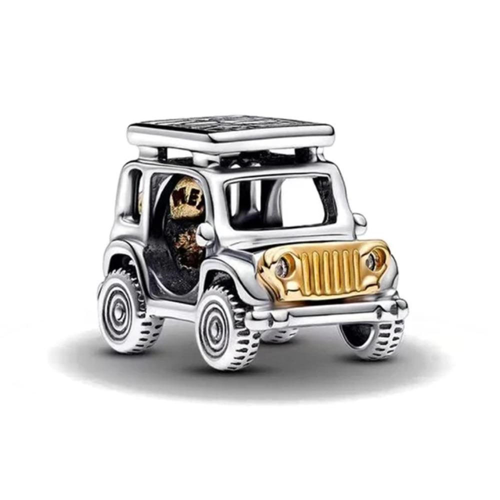Charms Perline in Argento 925 Bicicletta Treno Vagone Casco per Creazione Gioielli Ciondolo Fai da Te Bracciale Collana Regalo