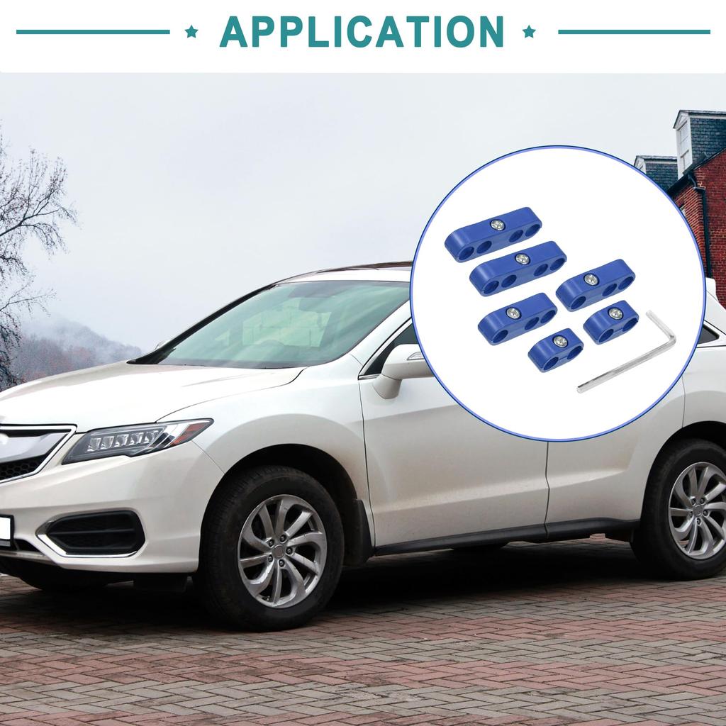 ACROPIX Spark Plug Wire Separator Car Accessories Blue - 1 Pack