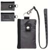 RFID Blocking Small Wallet with ID Window Zip Id Case Wallet with Lanyard Keychain for Cards Cash Travel Women Men