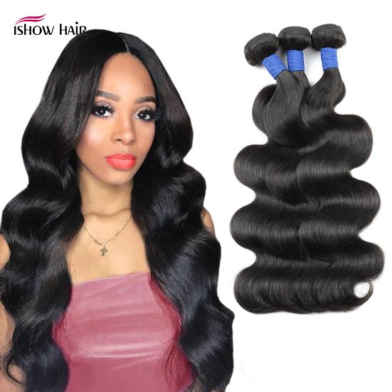 

Ishow 1 Пучок Женщины Сексуальные HD Кружева Пучки с лобными волосами на теле Волна Вьющиеся человеческие волосы