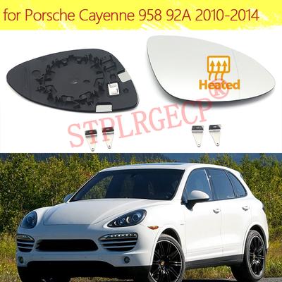 Porsche Cayenne 958 92A Makyaj Öncesi 2010-2014 için Araba Sol Sağ El Tarafı Kapı Kanat Dikiz Aynası Cam Isıtmalı Yedek