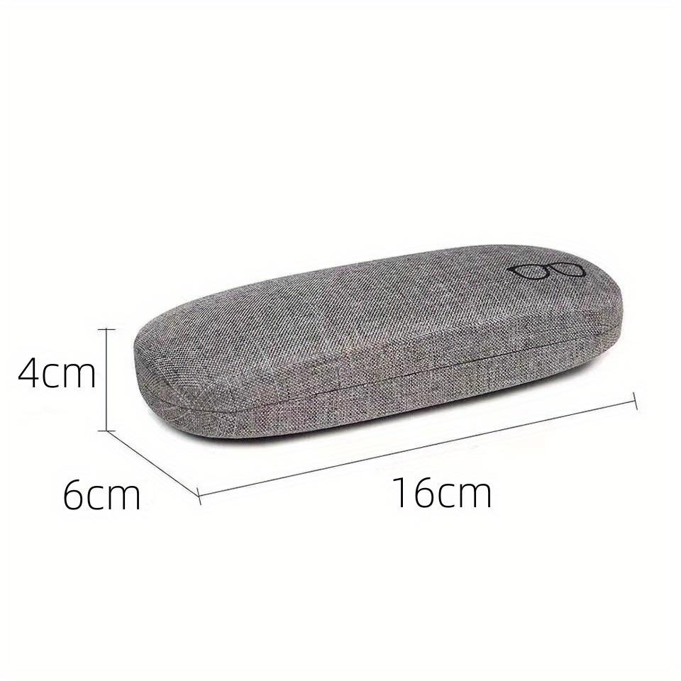 Fashion Glasses Case Hard Shell Linen Fabrics Eyewear Cases Cover Protective for Men Women Sunglasses Eyeglasses Glasses Box