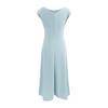 Elegant Waist-Cinched Sleeveless Dress: Stylish, Slimming, and Chic Long Skirt for Women