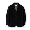 Connect Kinloch [Real Leather] Suede 3-Button Blazer Jacket [Black]