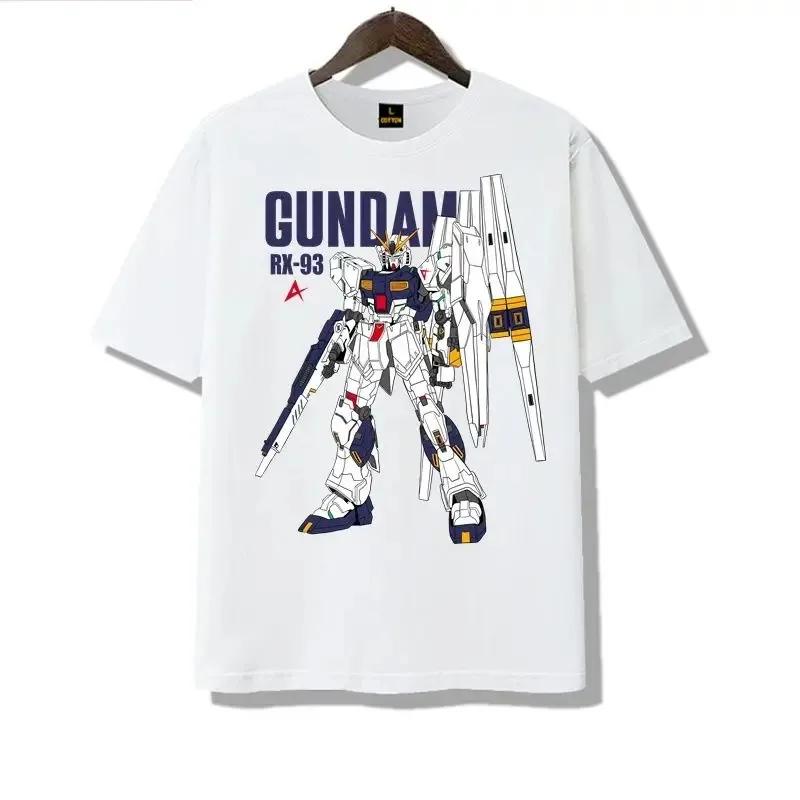 Gundam Mecha Anime Print Family Matching T-Shirt Men Kids Boys Cotton Summer Short Sleeve Tee Hot Sale