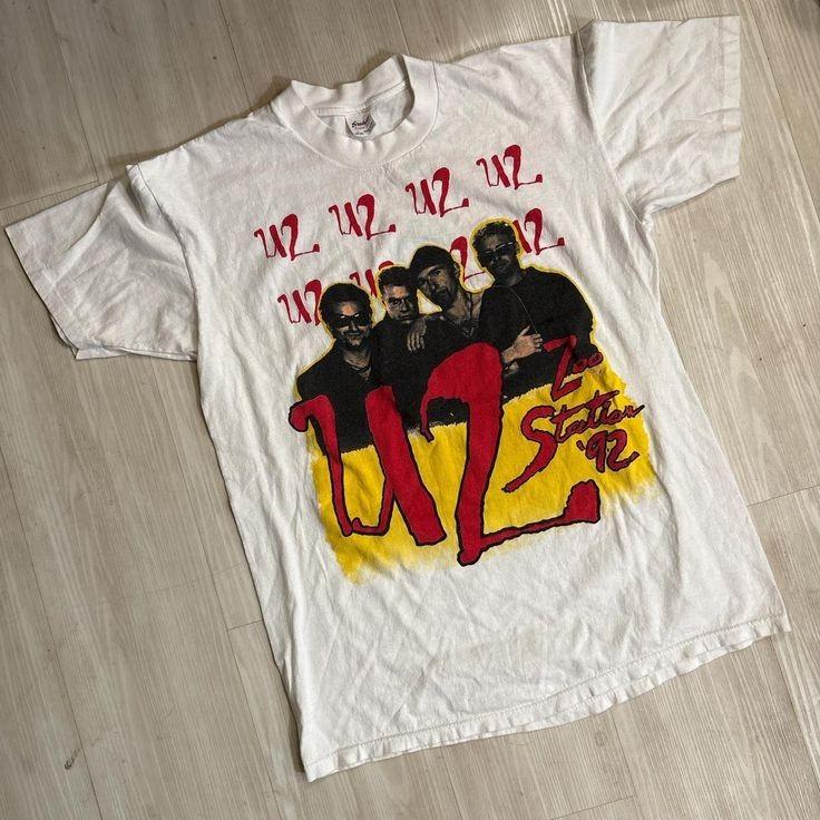 

1992 U2 The Joshua Tree Tour T-shirt Short Sleeve Full Size NI223 FREE SHIPPING Unisex T-Shirt S