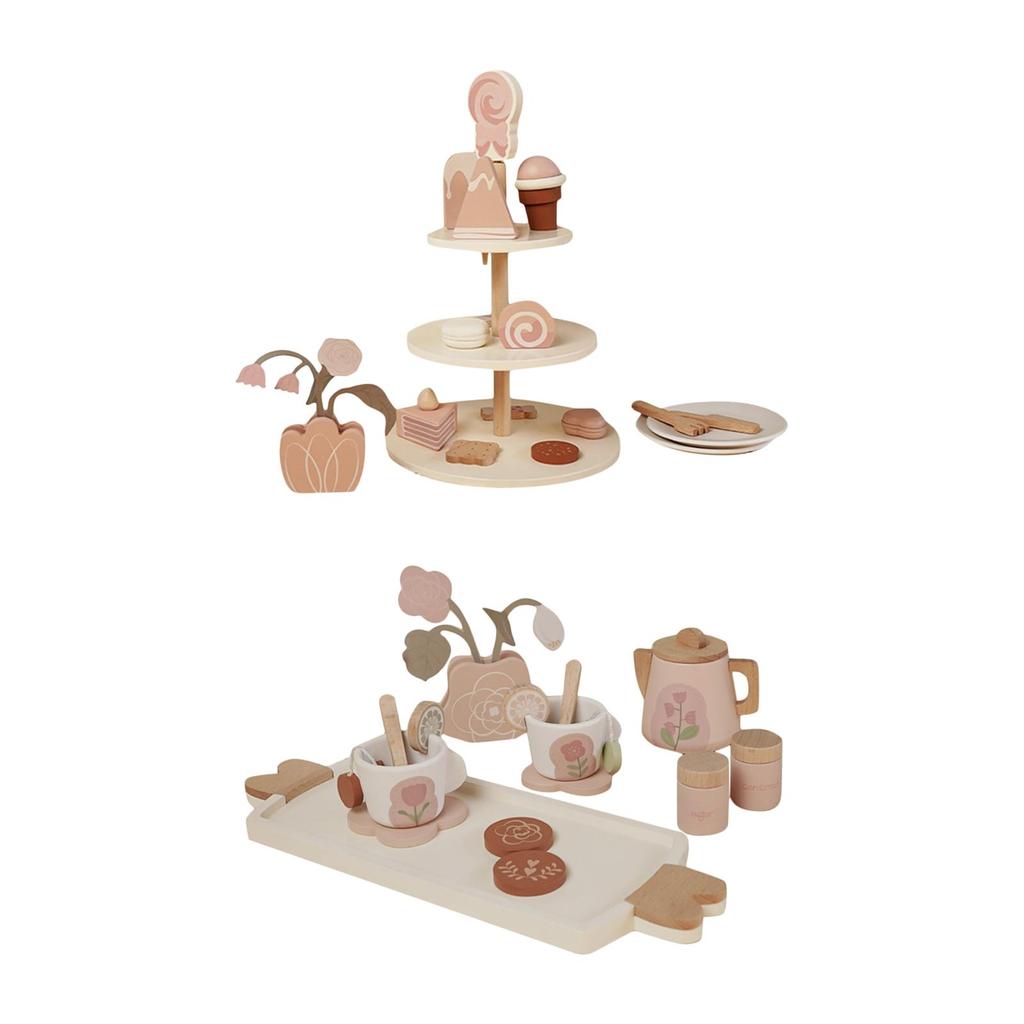 Afternoon Tea Set Toy Kitchen Toys Tea Set for Little Girls for Age 3 4 5 6 7 Year Old Party Favor