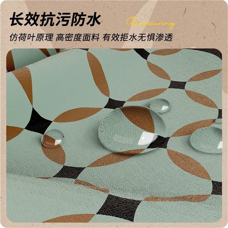 American-Style Light Luxury Vintage Tablecloth Water-Resistant Oil-Resistant Heat-Resistant Easy To Clean Pvc Coffee Table Cloth