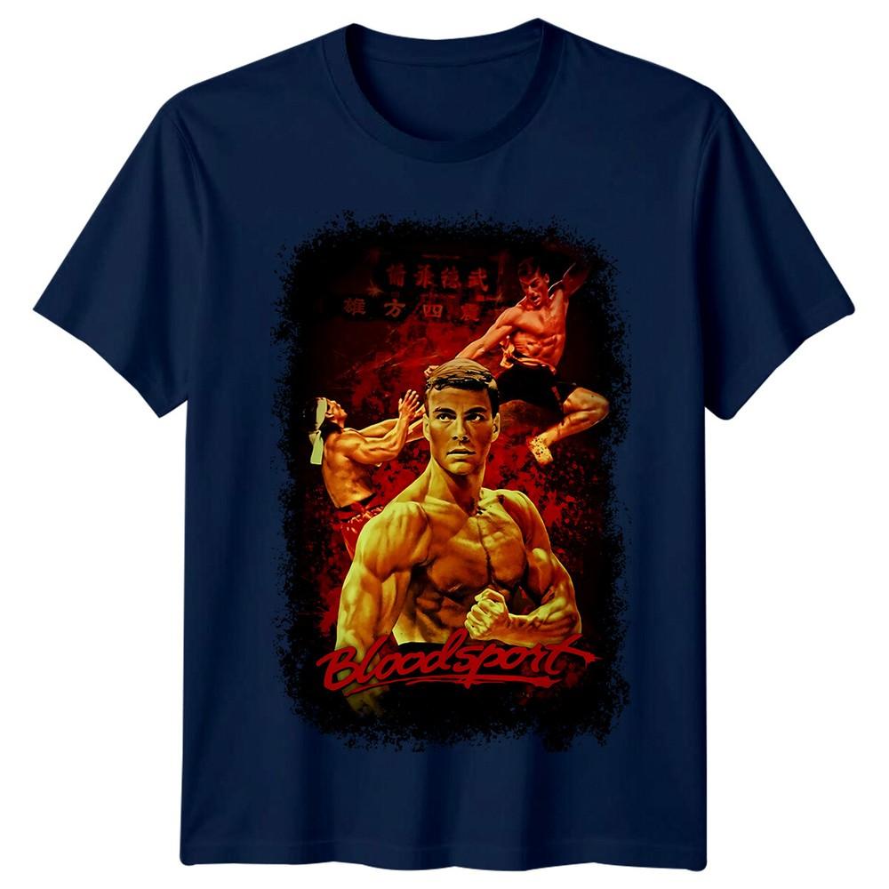 Bloodsport 1988 Movie Poster Inspired Tshirt Retro 80s Tee Unisex Fans Gift