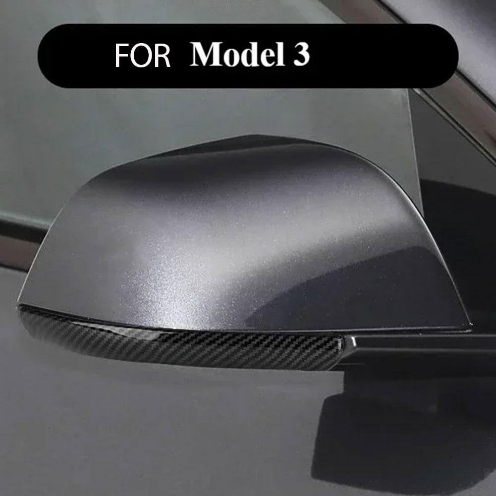  for Tesla Y/3 Highland 2025 Car Door Rearview Mirror Protector Guard Edge Protection Buffer Trim Anti-collision Strip
