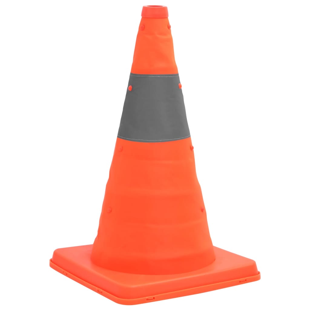 Collapsible Traffic Cones 10 Pcs 42 Cm