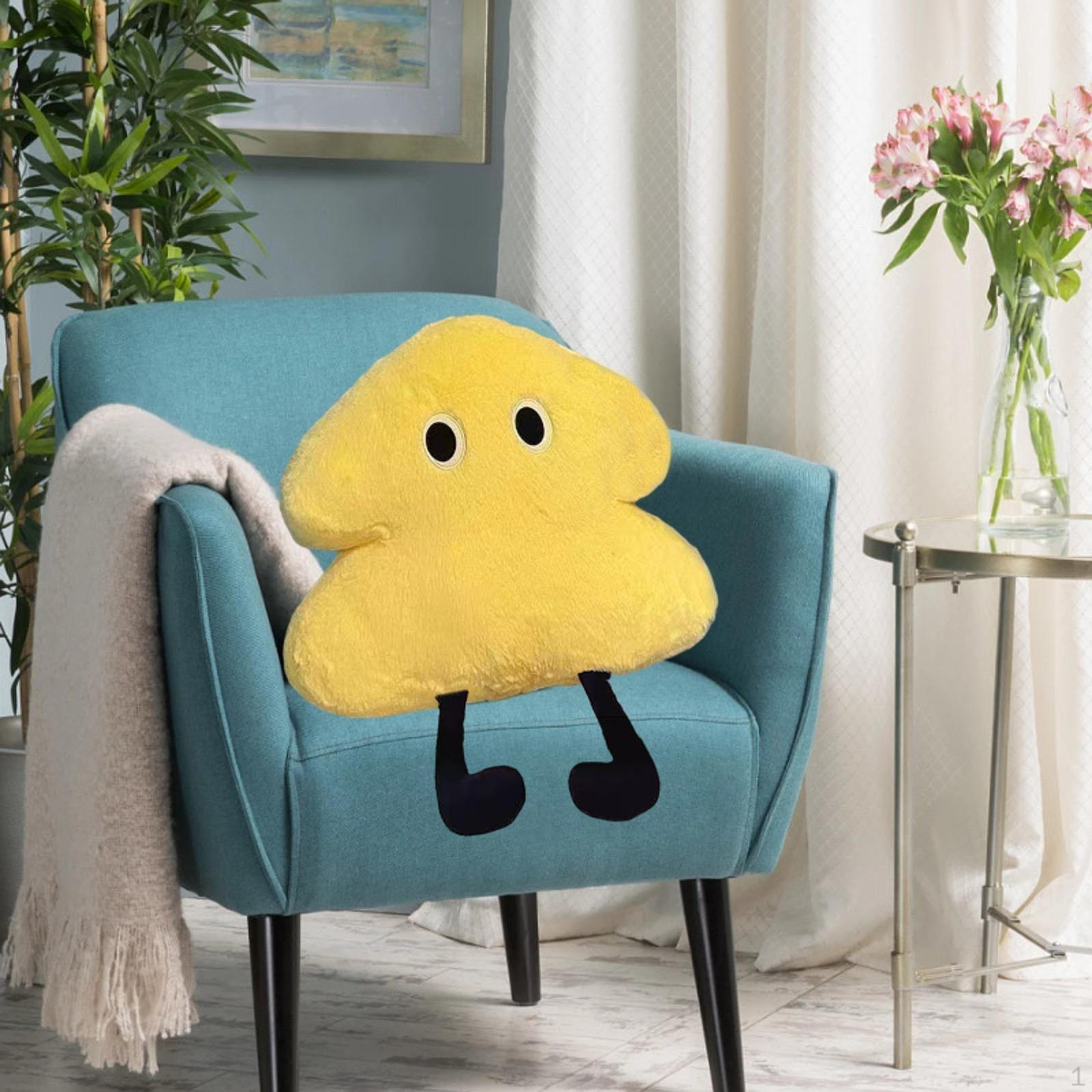 

Cartoon Tree Pillow for Home Use Cushion Toy Couch and Bed жовтий