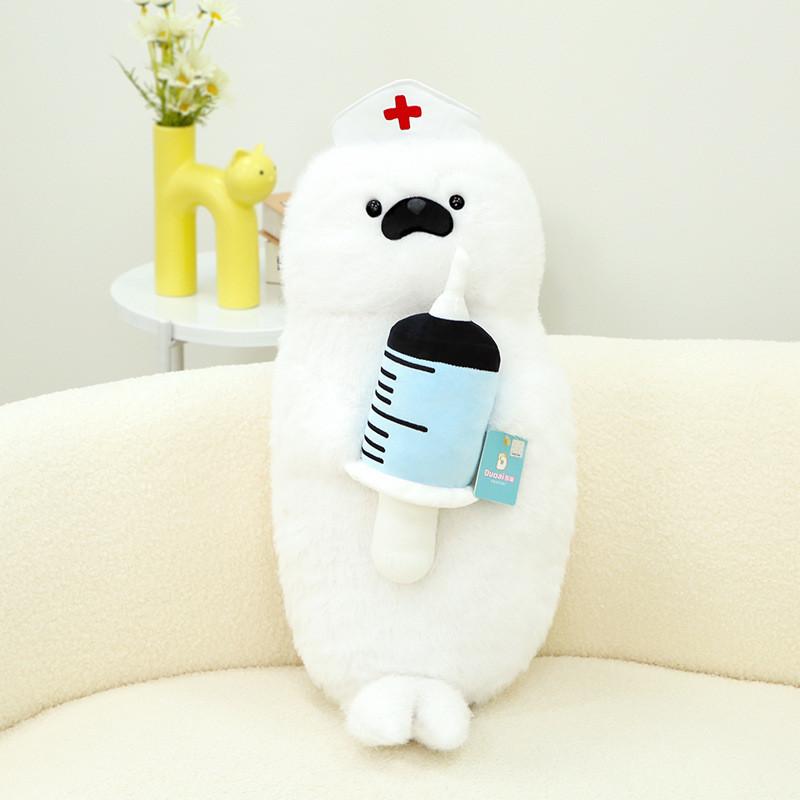 Seal Toy Plush Chef Nurse Painter Sea Sloth Stuffed Animal Doll Decor Cartoon