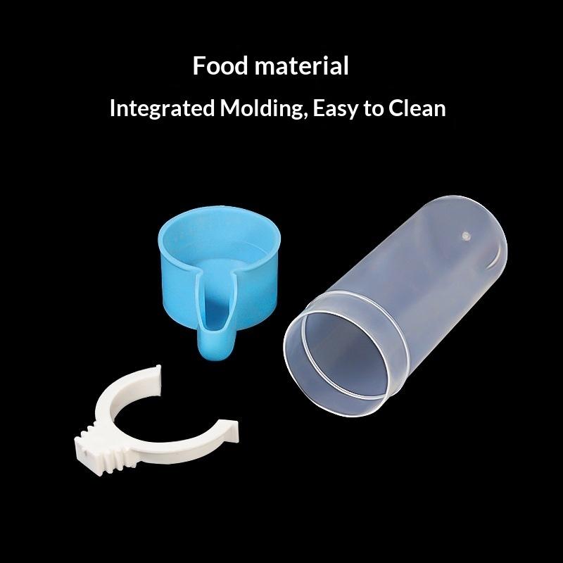 2/4/8/12Pcs Automatic Cage Hanging Parrot Water Dispenser 240ML Bird Feeder For Small Medium Large Bird Pet Cage Accessories