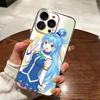 A-Aqua Anime KonoSubaS-S Handyhülle Für iPhone 17 16 15 14 13 12 11 Mini Pro Max Plus Transparente Hülle