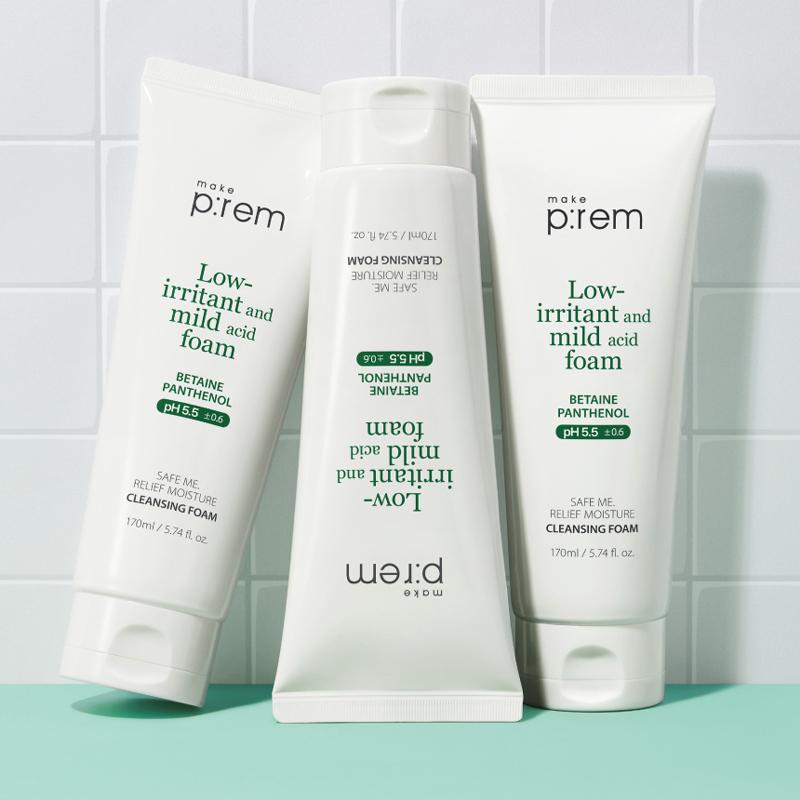 Make P:REM Safe Me.Relief Moisture Cleansing Foam 150ml/170ml