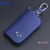 Car Leather Key Case Zipper Key Cover for SsangYong Rexton Tivoli Korando Turismo Torres EVX Musso Actyon Remote