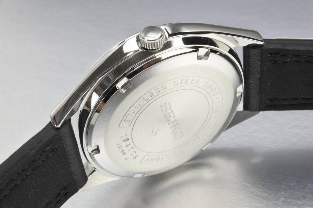 A renowned Japanese 1972 SEIKO Lord Matic 25 Jewels Crystal Glass Automatic Watch with SEIKO Strap and timepiece 5606-7191 Men's Box.
