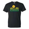 Tennessee Groovy Sonnenuntergang - Landschaft Urlaubshaus Bundesstaat T-Shirt - Schwarz