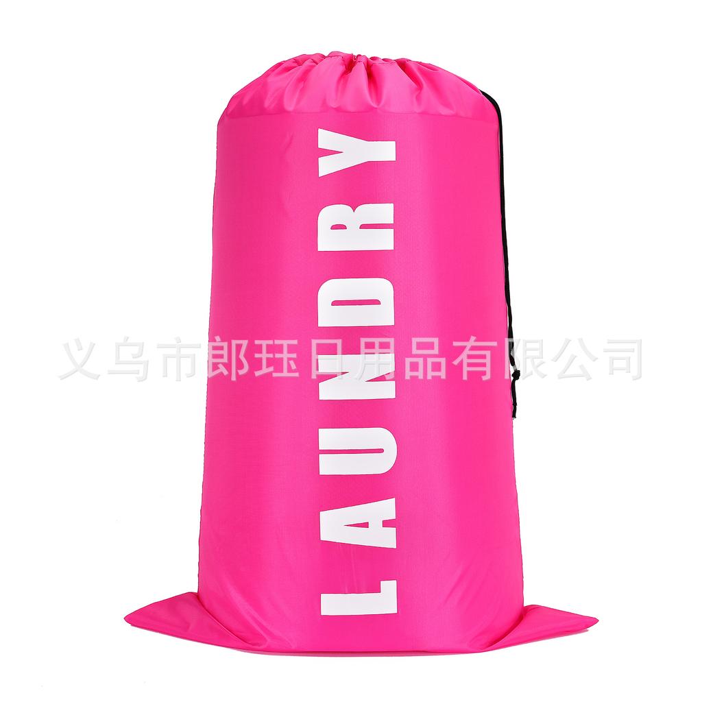 Nylon Laundry Bag Travel Storage Pouch Machine Washable Dirty Clothes Organizer Folding Wash Drawstring Bag Bathroom Accessories
