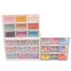 PP Drawer Style Storage Box Bead Ring Box Jewelry Presentation Organizer