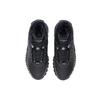 Li Ning Baha Tiger Lite Fleece Trendy Shock Absorption Non-Slip Wear-Resistant Warm Reflective Mid-Top Running Shoes Women Sneaker Black AGLR132-3