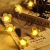 Christmas Decorations 6M 40LEDs Simulation Egg Flower String Lights Battery Powered Creative Garland Party Wedding Fairy Lights