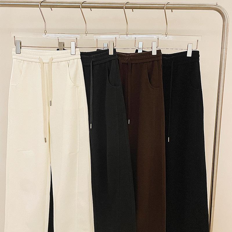 

XUDAFA Winter Solid Color Casual Loose Straight-Leg Slimming Sweatpants M