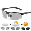 New Men Polarized Sunglasses Men's Pochromism Square Sun Glasses Outdoor Fishing Night Driving Eyewear UV400