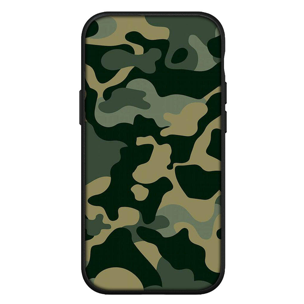 for iPhone 17 16 15 Xiaomi Poco Redmi Note 14 13 12 11 Pro Max Samsung Galaxy S25 S24 S23 OPPO Huawei Camo Military Army Camouflage Pattern Phone Case