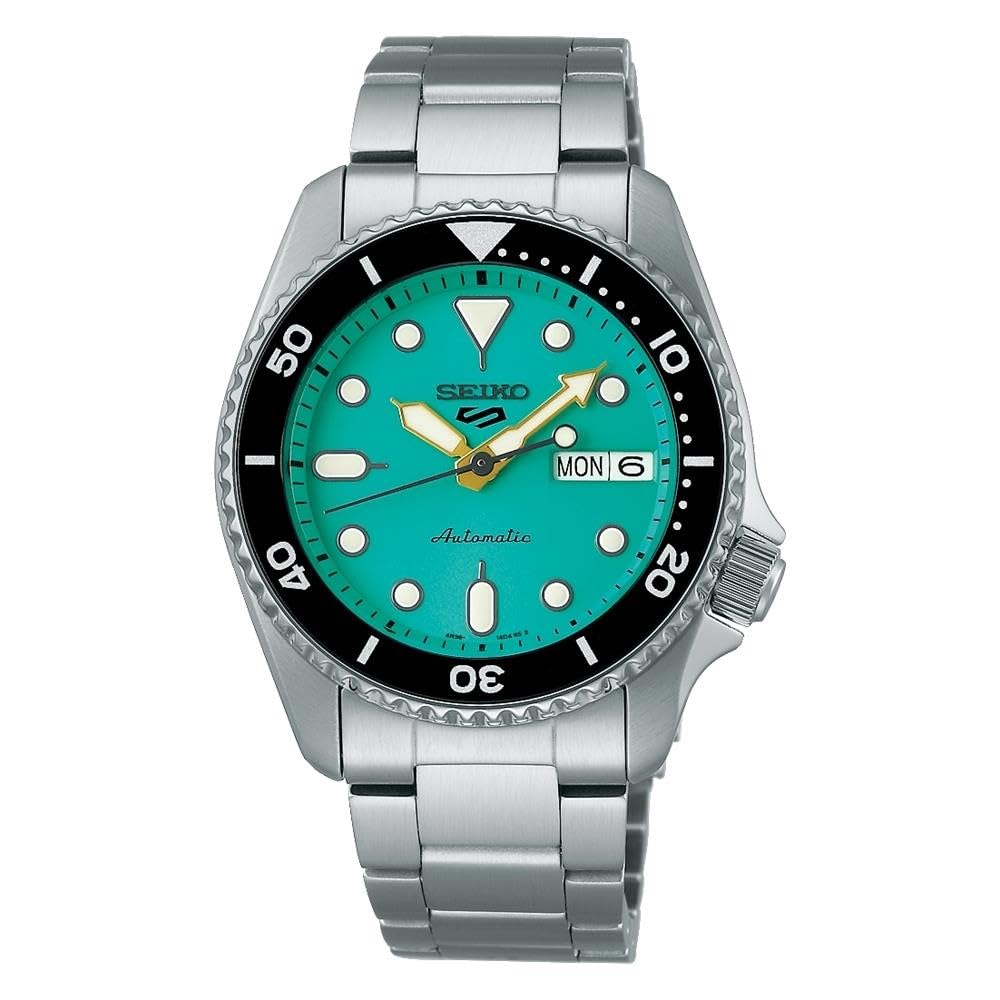 

Часы Seiko SEIKO с автоматическим заводом, ручная модель для мальчиков SKX, изумрудно-зеленый SRPK33K1 (с обмоткой) мужской [предмет]