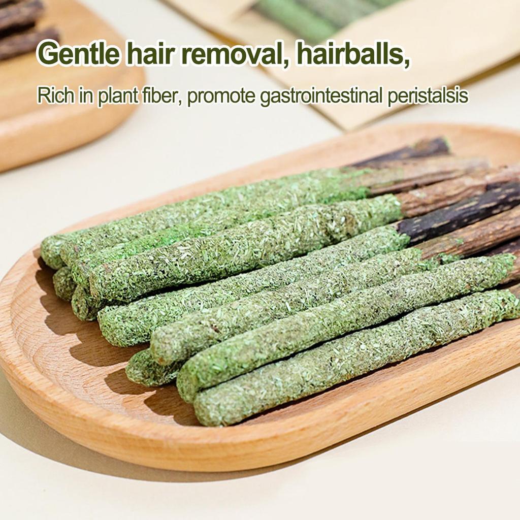 Cat Grass Sticks Natural Pet Grass Snacks Molar Rod Catnip Toys Cat Kitten Hairball Removal Pet cat grass stick