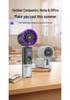 New Year Style Nano Spray Hydrating Handheld Fan - Portable High-Speed Humidifying Small Fan for Students