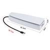 White Upper Cooling Fan Base Game Cooler Stand Bracket with RGB Atmosphere Colorful Lighting LED for PS5 Console with Dust Cover