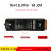 Compatible with Sinotruk Howo Original LED Rear Tail Light Assembly for Brake, Turn, and Reverse with Rear Combination Light Accessories.
