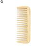 Natural Bamboo Wide Tooth Hair Comb for Women Men Anti-Static Afro Fork Comb Detangler Brush for Curly Wet Dry