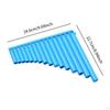 16 Pipe Pan Flute for Music Enthusiasts, C Key, Portable Instrument Performance