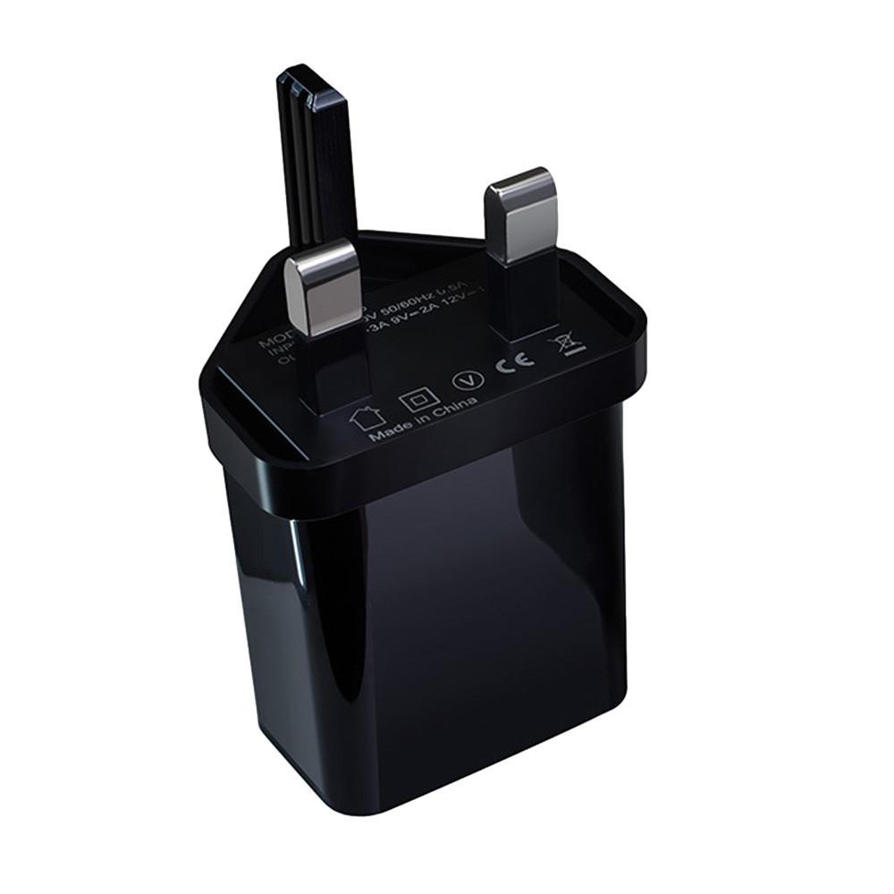 

HdoorLink Quick Charge 3,0, британское зарядное устройство, 5 В, 3 А, настенное зарядное устройство для быстрой зарядки для Samsung Xiaomi Mi Huawei, адаптер для зарядных устройств для мобильных телефонов чёрный