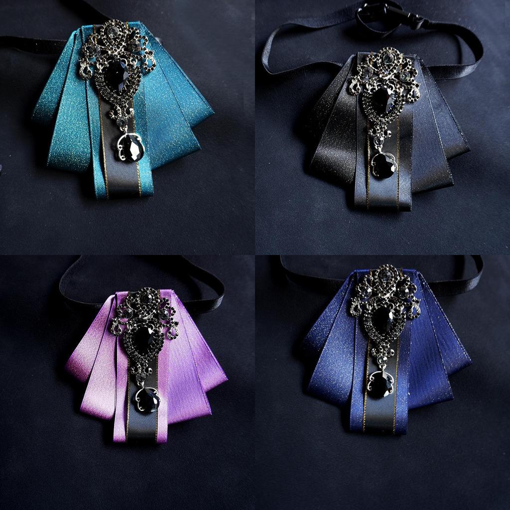 Simplicity Tie With Rhinestone Decoration For Marriage And Casual Wear