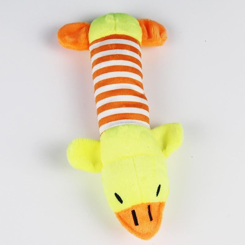 Bite-Resistant Teething Plush Dog Toy with Sound, Self-Play & Boredom Relief