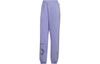 Knitted Sweatpants Unisex Purple Moderate Cuffed Pants IB5908