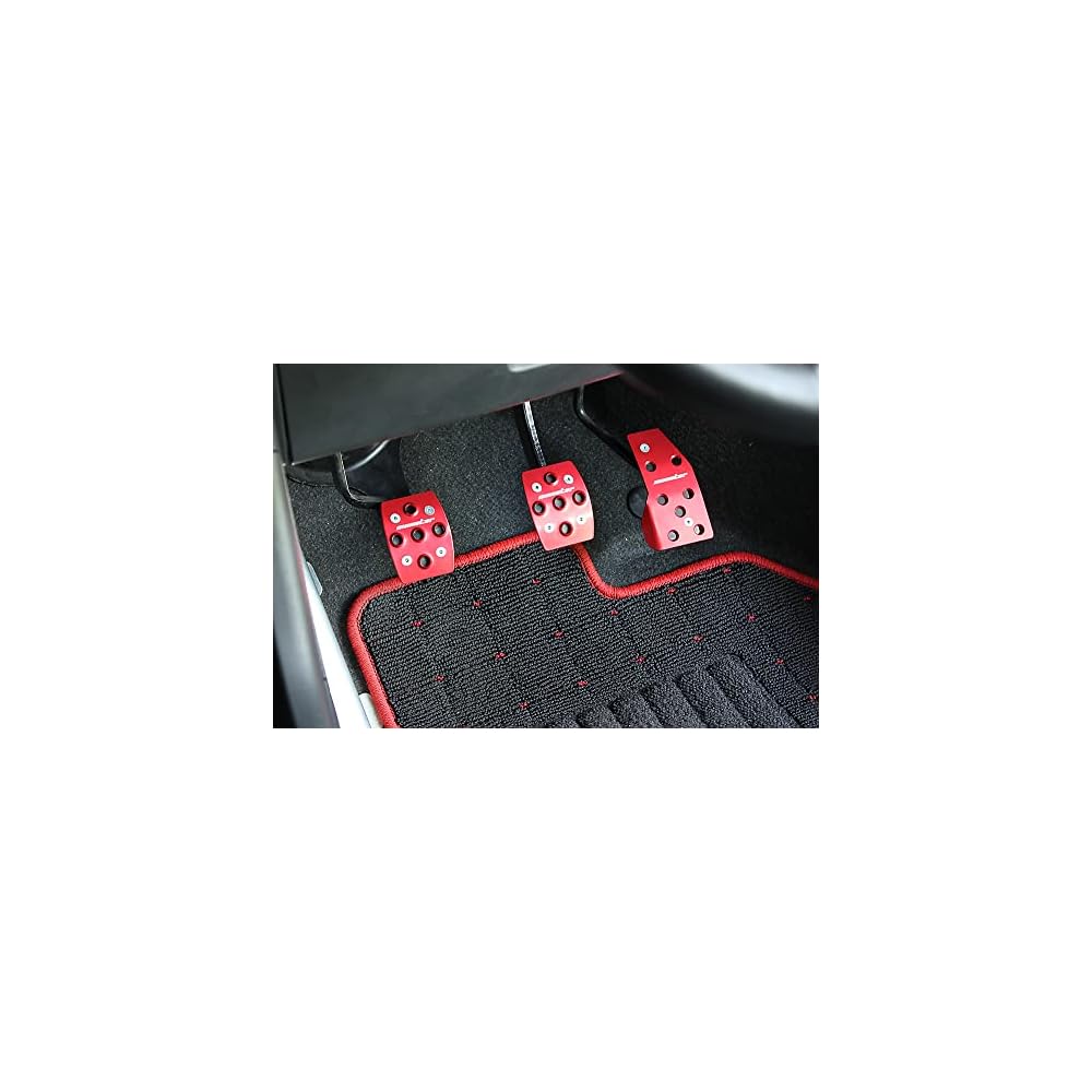 MONSTER SPORT Sport Driving Pedal Cover / Clear Anodized Finish for Suzuki Swift Sport (ZC31S) (MT) 849500-4650M