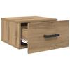 Artisan Oak Nightstand 35 x 35 x 20 cm Particleboard