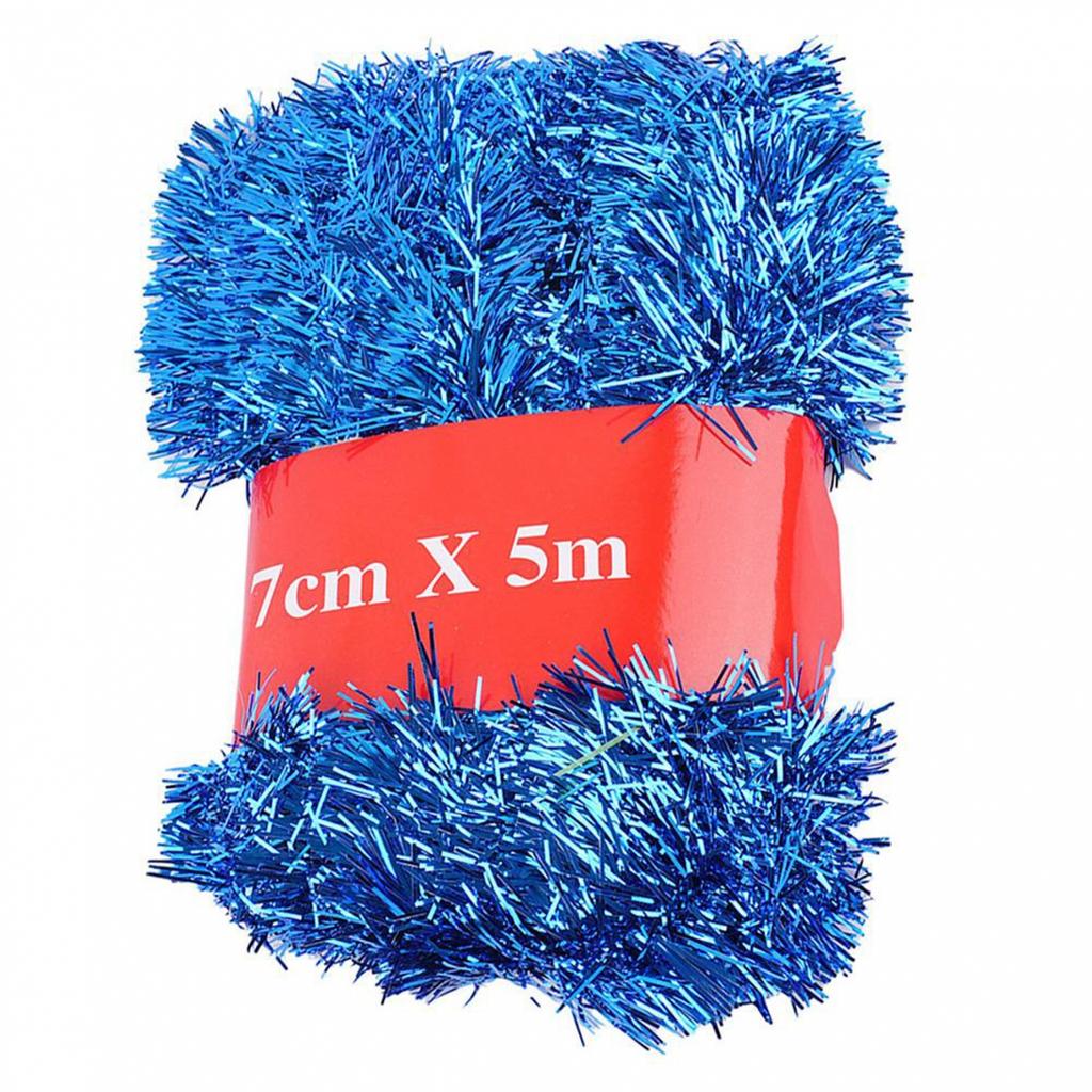 Stylish Christmas Bar Tops Ribbon Tinsel Garland 5M Length Delightful Decor