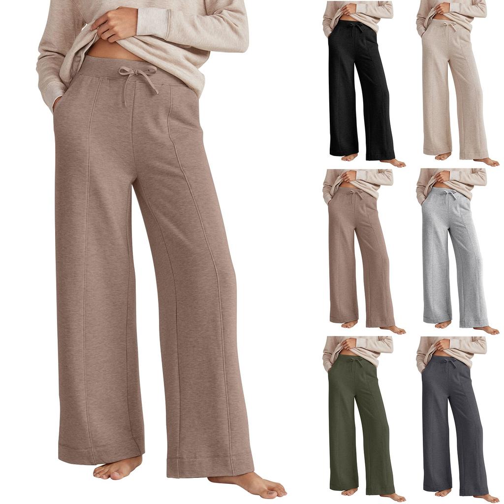 Women's High Waisted Wide Leg Sweatpants Casual Yoga Jogger Pants