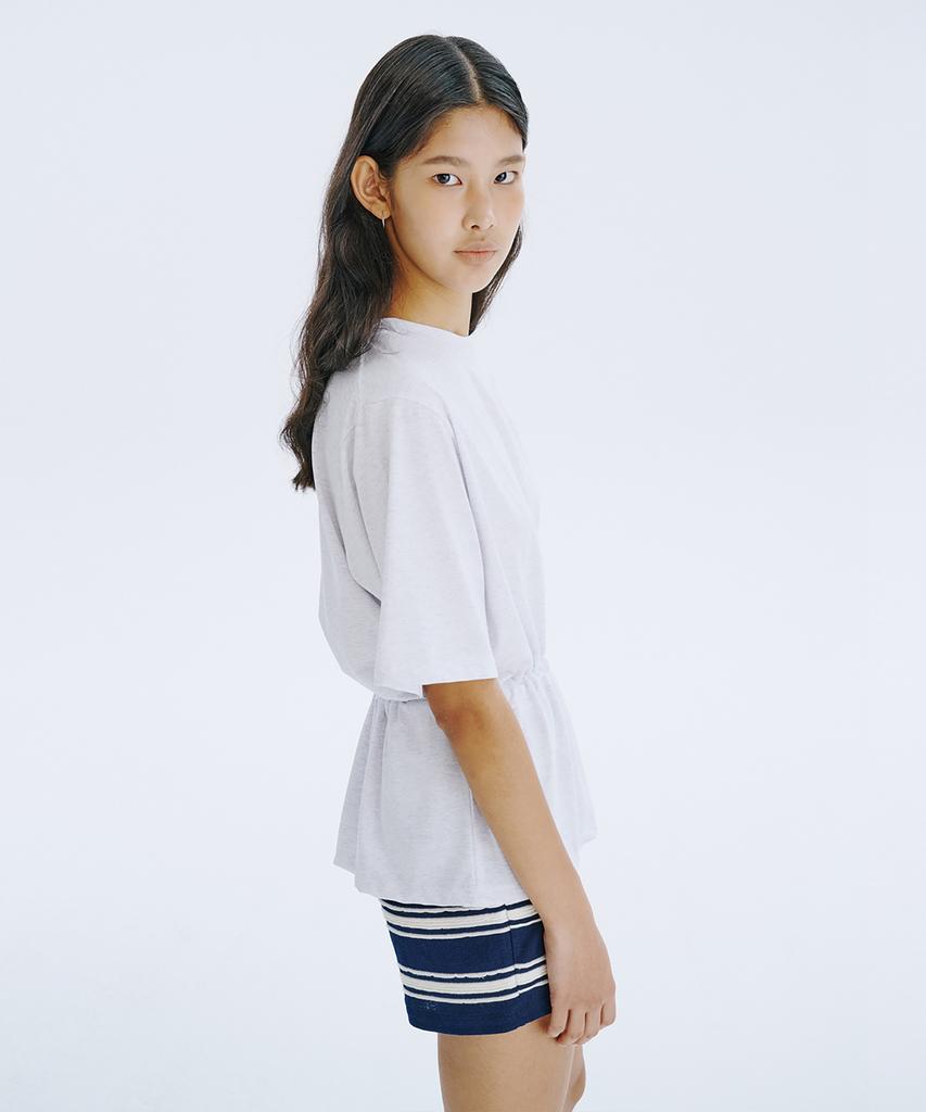 WNDERKAMMER Stripe Jacquard Knit Shorts_Navy