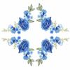 4pcs Iron On or Sew On Floral Appliques Handmade Iron On Patches  DIY Crafts Sewing