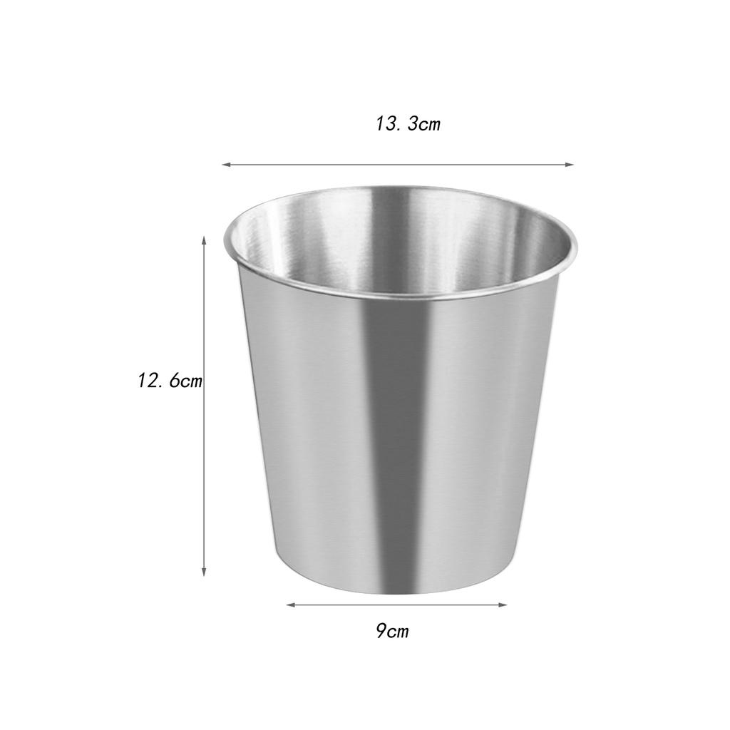 Stainless Steel Bar Ice Bucket Bucket Wine Spit Wine Barrel Container for KTV Club Bar Wine Bucket