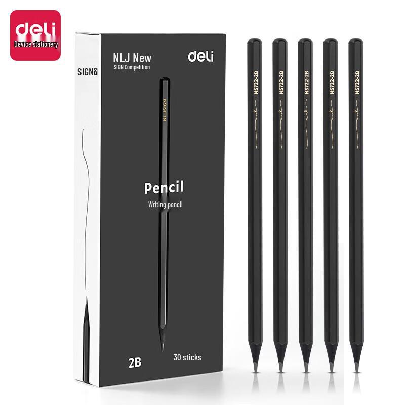 Deli New Sail 2B Hexagonal Graphite Pencils