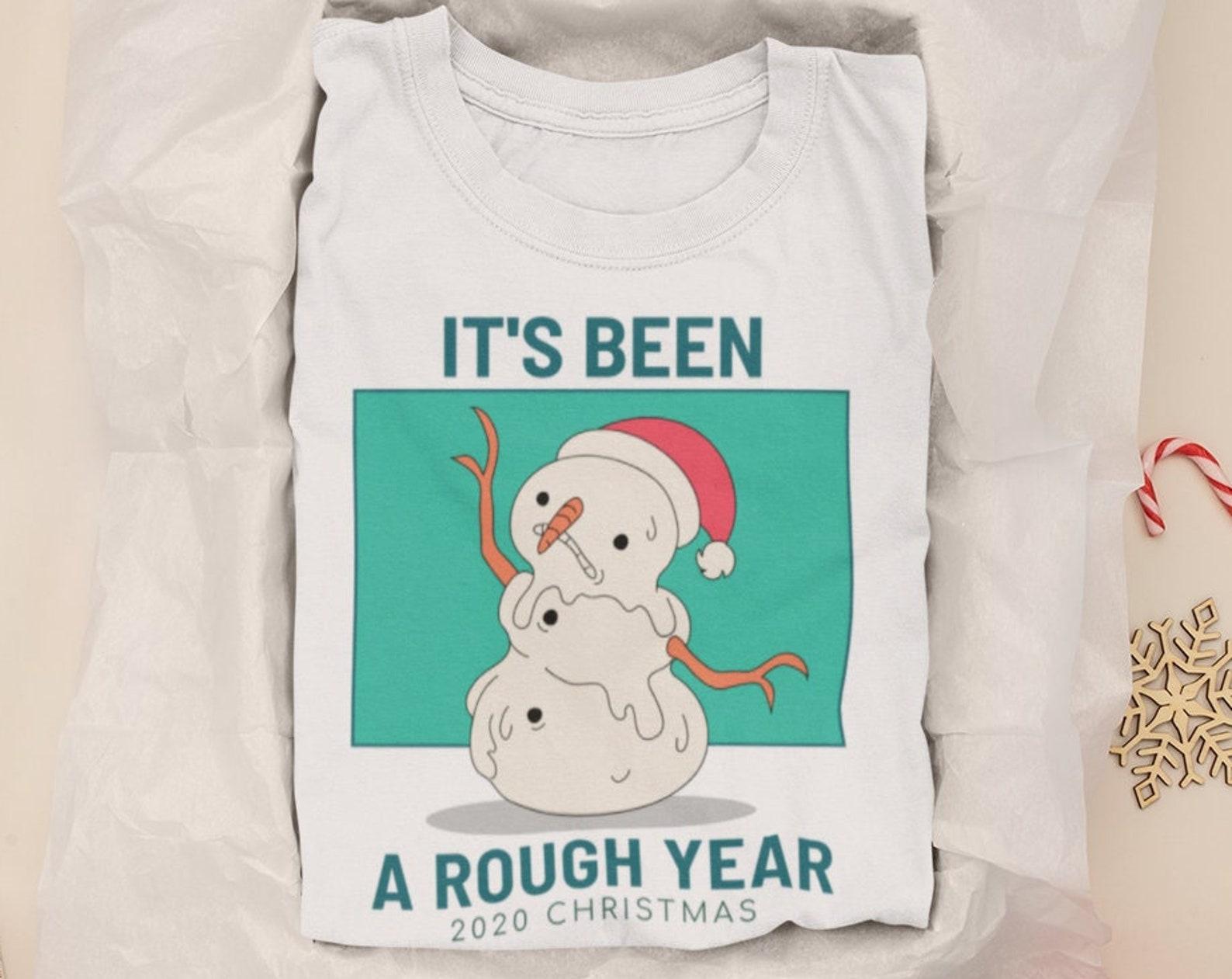 Snowman Christmas Gift T shirt - Christmas Gift Idea T shirt - Funny Christmas Gift T shirt 2020 Christmas Funny Snowman T shirt Covid XL